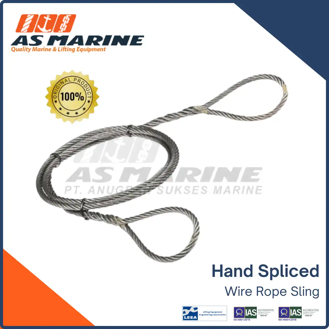 Jual Hand Spliced Wire Rope Sling / Talurit dengan Metode Anyam